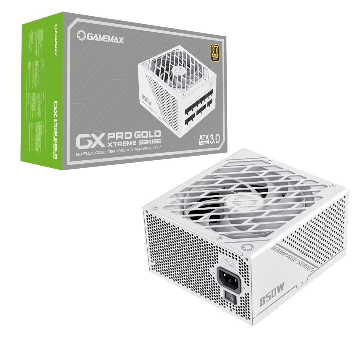 GameMax GX-850 Pro Modular 80 Plus Gold ATX3.0 PCIe 5.0 Power
