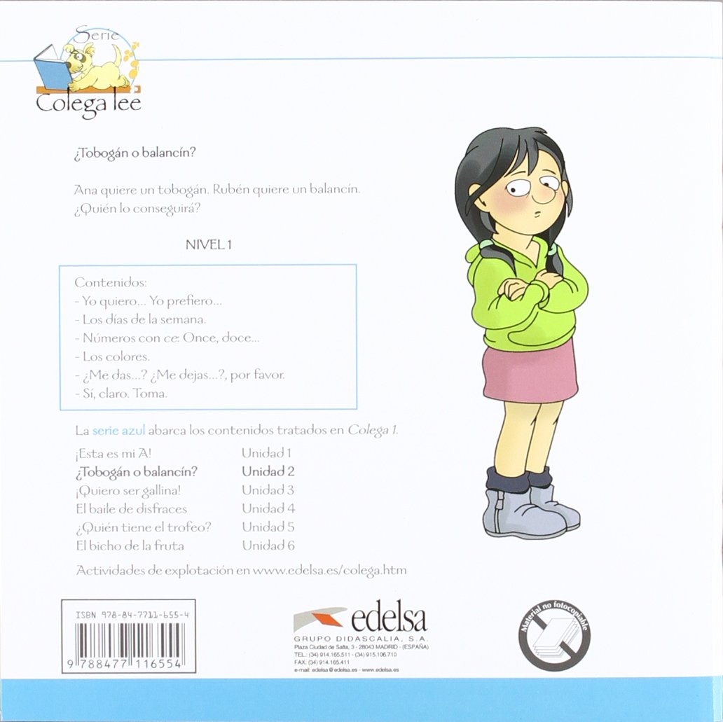 Tobogan o balancin: Tobogan o balancin? (reader level 1)