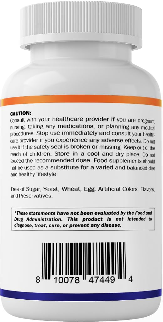 Vitamatic L-Theanine Supplement 400mg per Serving - 240 Tablets - Non-GMO, Gluten Free — Amazon image 9