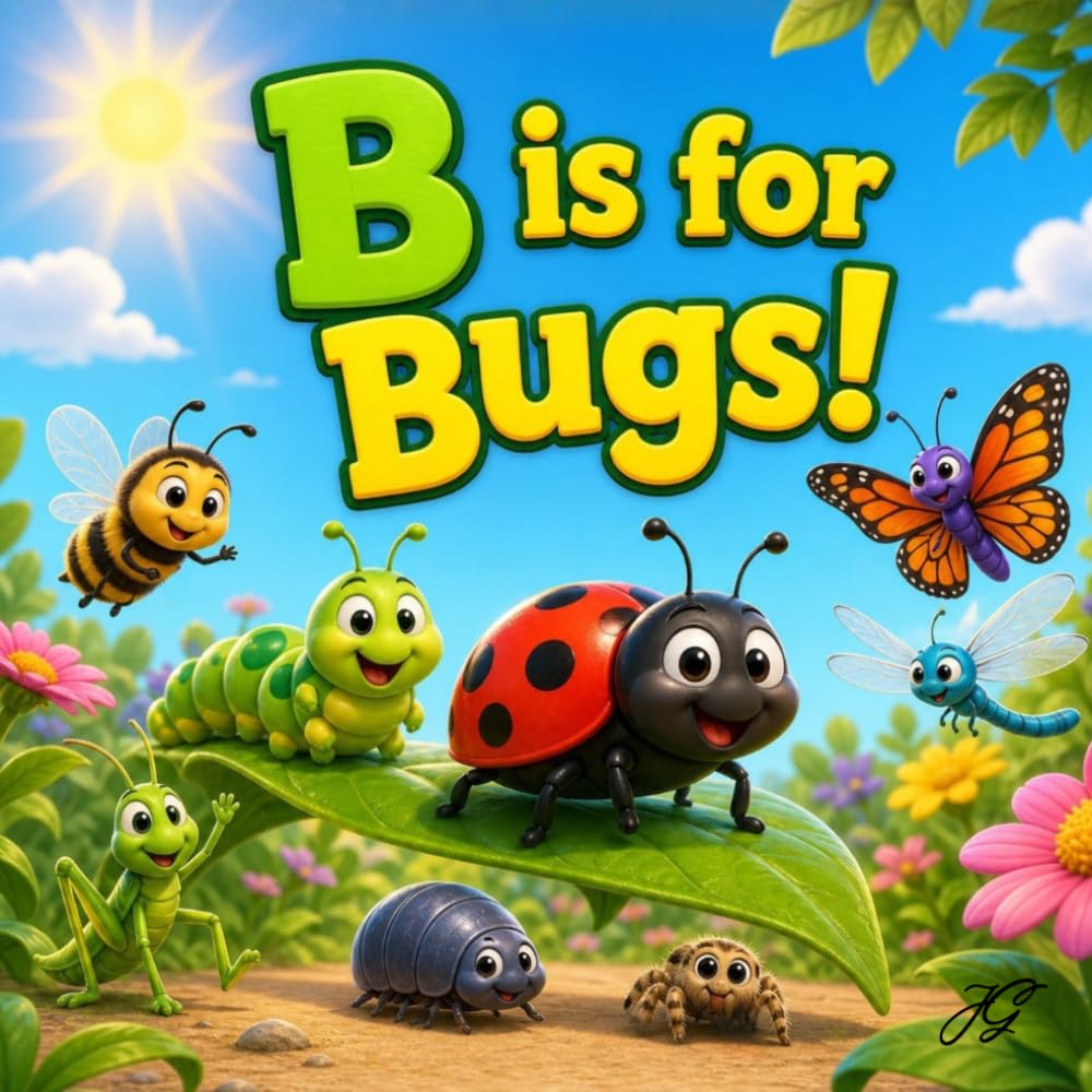 B is for Bugs!: A Fun Insect ABC Book for Toddlers and Preschoolers Who Love Bugs and Backyard Creatures (Fun First ABC Books)