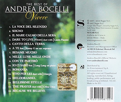 The Best Of Andrea Bocelli Vivere