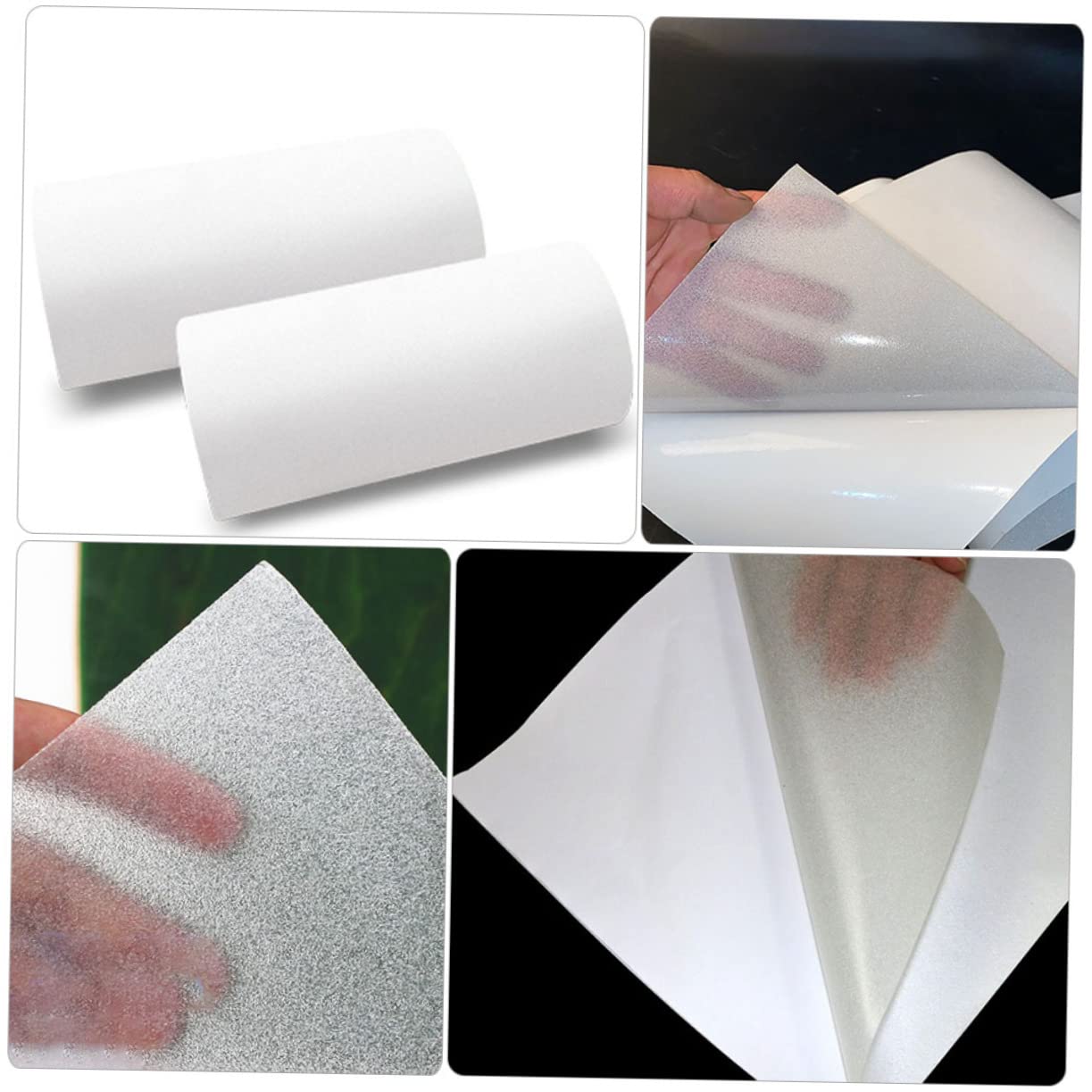 Sosoport 3piezas Cinta Antideslizante Profesional Para Monopatín Tape Autoadhesiva De Alta Resistencia Decoración Transparente Para Patinetas De Duradera y Resistente Al Desgaste
