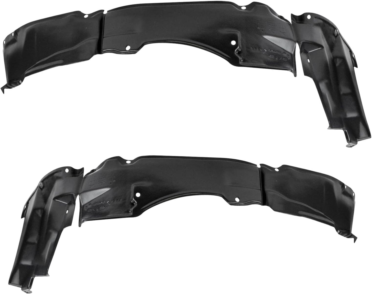 TRQ Inner Fender Liner Set Compatible with 1995-1998 Eagle Talon 1995-1997 Mitsubishi Eclipse MI1250102 MI1251102