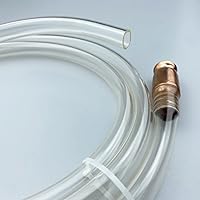 Vista 7 de Bomba de Manguera de Sifón, Bomba Manual de Transferencia de Combustible para Gasolina Gas Aceite Combustible Petróleo Diésel Fluido Agua, Tubería