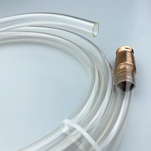 Miniatura 7 de Bomba de Manguera de Sifón, Bomba Manual de Transferencia de Combustible para Gasolina Gas Aceite Combustible Petróleo Diésel Fluido Agua, Tubería