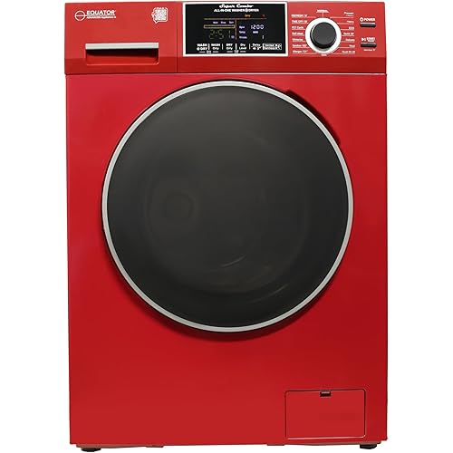 Equator All-in-One 4600 Washer Dryer VENTLESS/VENTED PET Cycle 1.62cf/15lbs 110V in Merlot