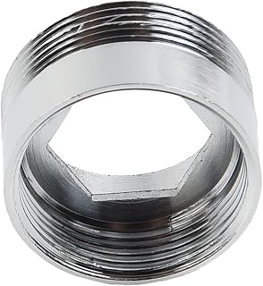 Adaptador aireador de metal para grifo de cocina, regulador de flujo de agua, accesorio de rosca para hogar, oficina, baño (20 mm-22 mm)