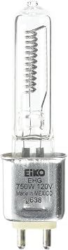 Eiko EHG T-5 G9.5 Base Halogen Bulb, 120V/750W