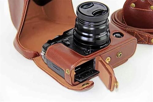 Vista 5 de BolinuUS - Funda de piel auténtica para cámara de Fuji X-Pro2, Fujifilm X Pro2 X-Pro2 X-Pro3 XPro3 XPro3 con lente XF35mm versión de apertura