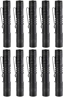 Led Penlight Flashlight, Mini Pen Flashlight Tactical Powerful Lumen penlight Torch Flashlight Pack for Camping, Hiking etc (10pcs #029-A)