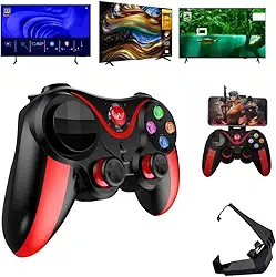 Controle Bluetooth Para Smart TV Samsung Game Pass LG Phillips Celular Smartphone iOS Android Notebook Tablet Universal Bateria Interna Recarregável TVs AU BU CU DU QN QLED QNED 7700 8000 Tudo em 1