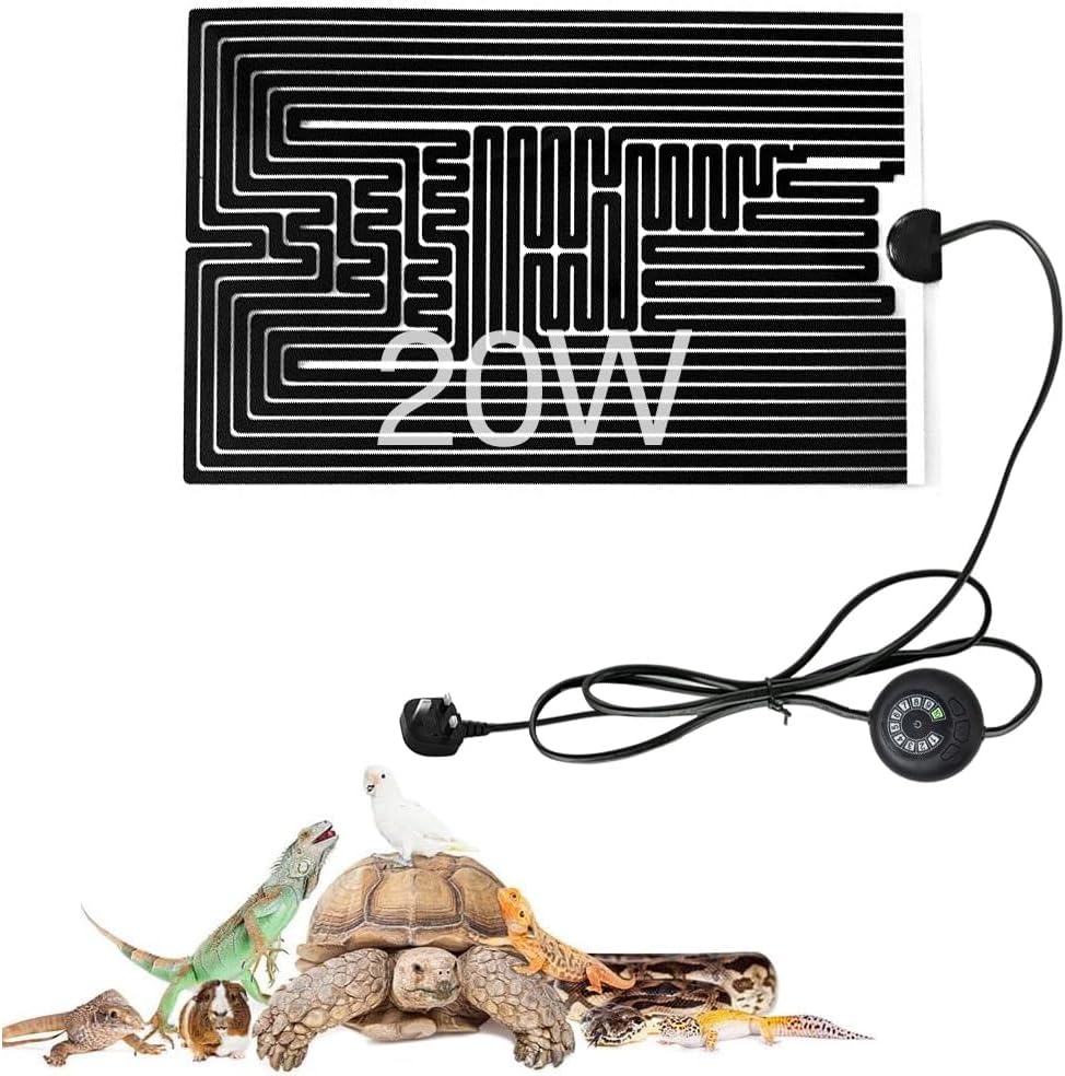 M&S Reptile Heatpanel - 30 Watt Terrarien Heizung Für Echsen & Schlangen