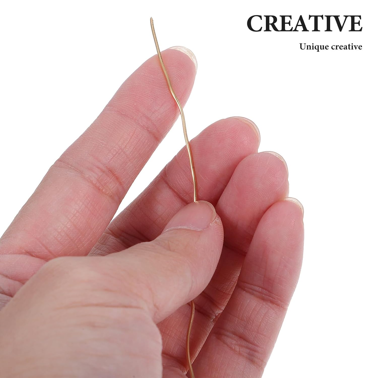 Bendable Flexible Copper Wire Roll 0.8mm for Jewelry Making and Beading Crafts Thick Tarnish-Resistant Wire Suitable for Handmade Hair Accessories