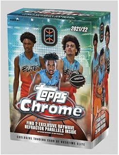 2021-22 Topps Overtime Elite OTE Basketball Factory Sealed Blaster Box 7 Packs of 4 Cards. Find 2 Raywave Refractor Parallels