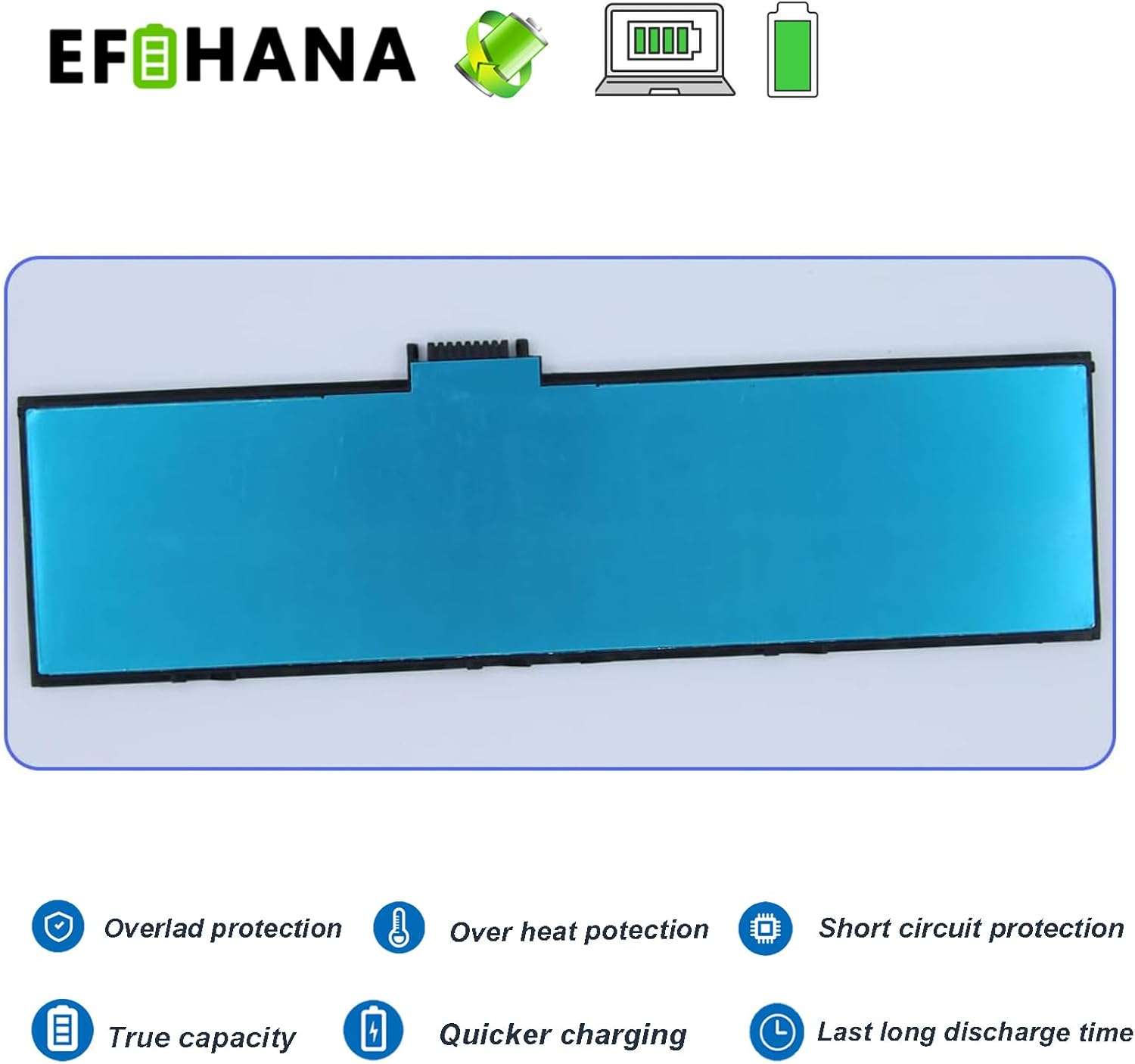 HXFHF Laptop Battery Replacement for Dell Venue 11 Pro 7139 7310 T07G T07G001 i3-4020Y i3-4030Y i5-4300Y i5-4210Y Series Notebook VJF0X VT26R XNY66 451-BBGR 451-12170 0VT26R 7.4V 36Wh