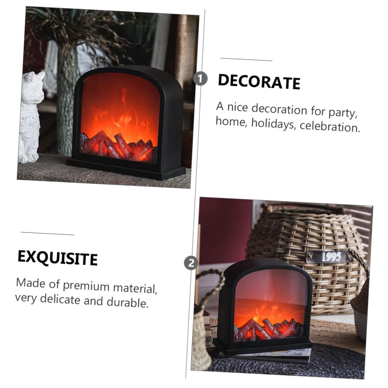 HEALLILY Lampada LED per Stufa Lampada da Scrivania Batteria Decorativa per Camerette Protezione degli Occhi