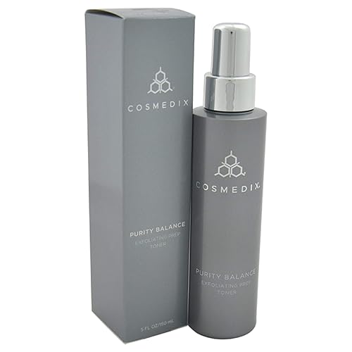 COSMEDIX Purity Balance Tónico facial exfoliante preparación de poros de limpieza profunda hidratante y limpieza piel propensa al acné libre de