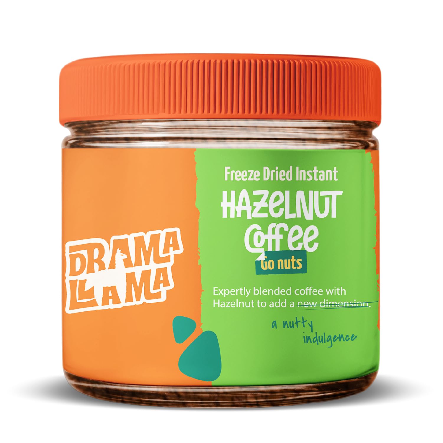 Hazelnut Instant Coffee - 50g (Pack of 1) | 100% Arabica |Vegan| Keto Friendly | No Added Sugar | Best for Lattes, Cappuccinos & Espresso | Enjoy Hot & Cold Coffee - Preservative-Free