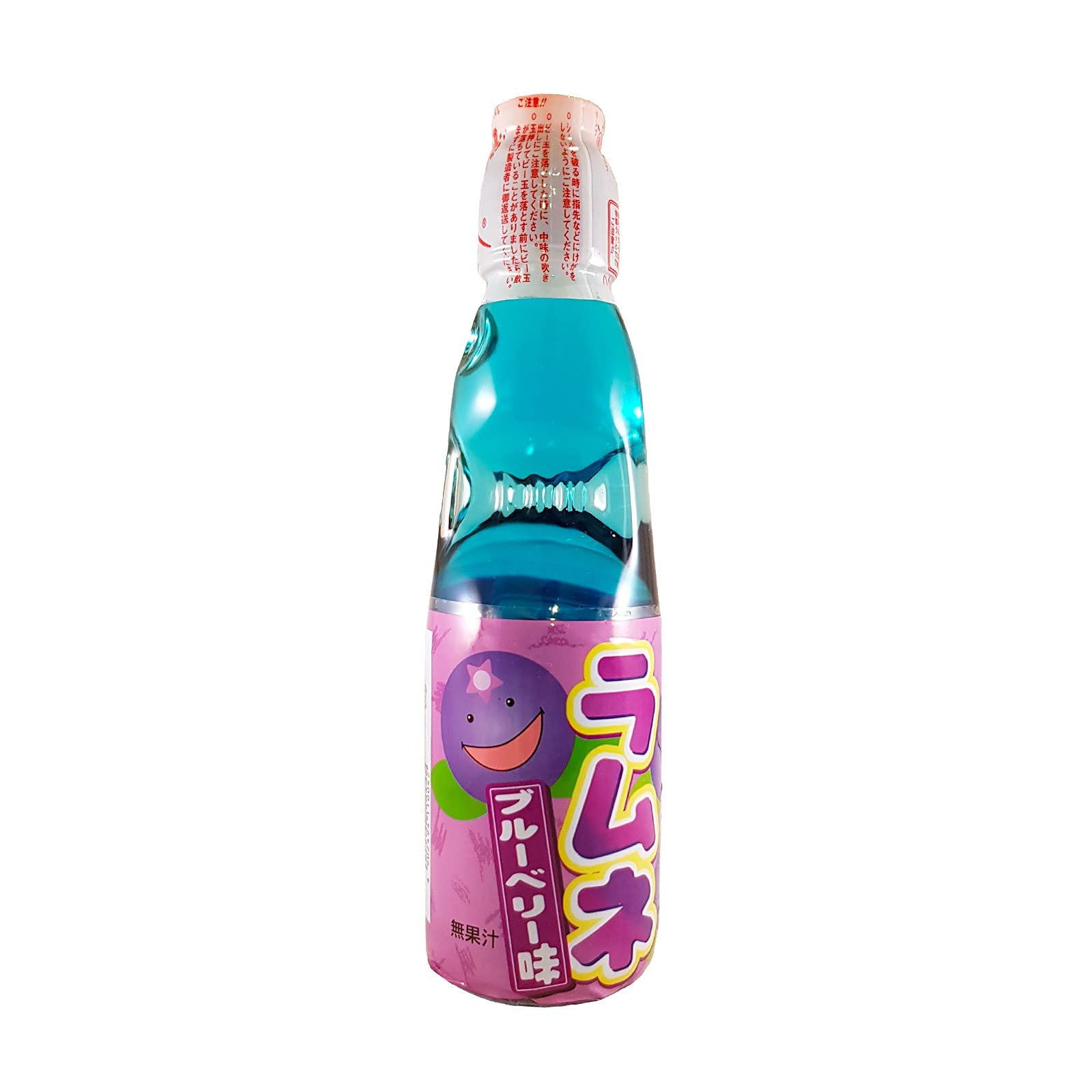 Hata Blueberry Ramune Drink, 200 ml, Blueberry
