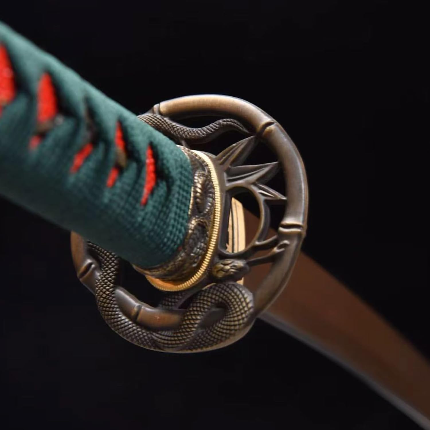 Full Tang Hand Forged High - Manganese Steel Samurai Sword, Best for Outdoor Sports, Self - Defense, Martial Arts Training, Decoration & Collection, 40.5" Overall