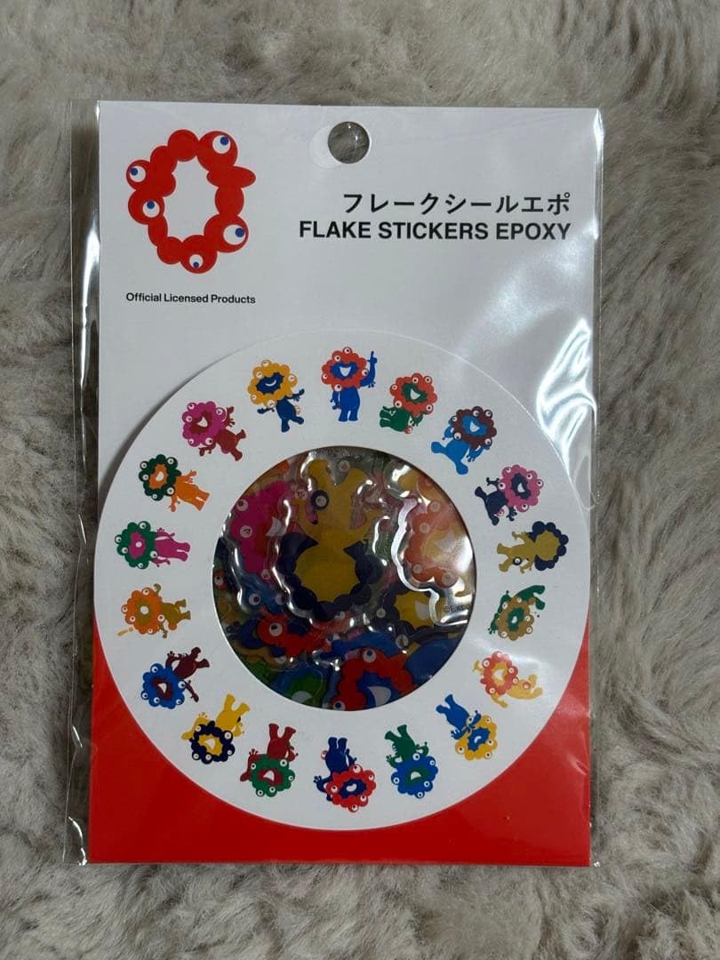 値下げ中　フェイバリットシール　フレークシール　超大量 Amazon | ミャクミャク フレークシールエポ 18pcs ぷっくりシール
