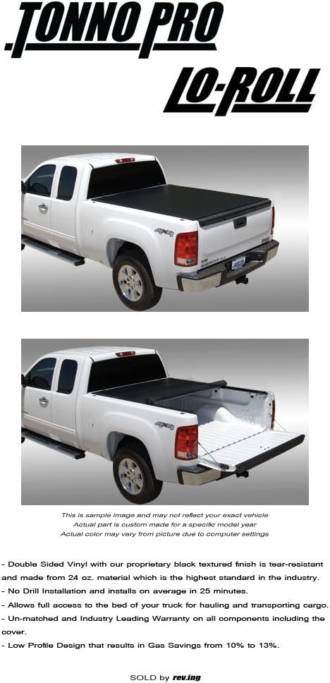 2009 - 2013 Ford F-150 - TonnoPro Lo-Roll - Roll Up Tonneau Cover - 5'5" Bed