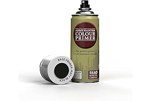Army painter matte varnish : Color Primer Spray Paint, Matt Black, 400ml,...