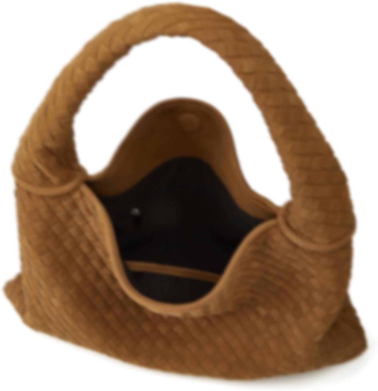 Slouchy Woven Suede Hobo Bags Women Trendy Suede Purse Crossbody Crescent Shoulder Satchel Work Bag Top Handle Tote Handbag | Slouchy, Woven, Trendy, Suede Purse, Crescent, Work Bag