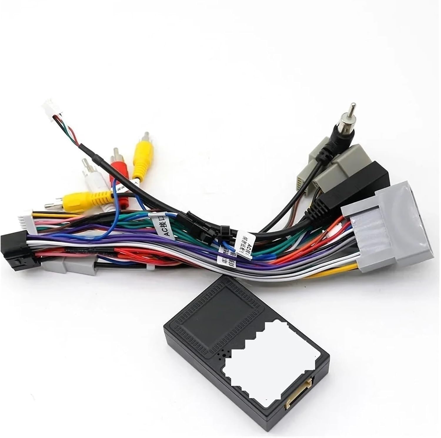 Car 16pin Audio Wiring Harness With Box Compatible with Honda Civic CRV Breeze Aftermarket Stereo Installation Wire Adapter