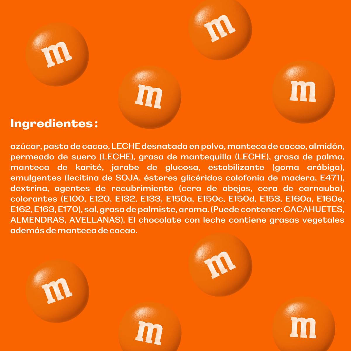 M&M'S - Bolsa de chocolate con leche (1,5 kg de chocolates, idea de bricolaje, ideal para bodas, fiestas de cumpleaños, buffet de dulces, bautizos, gender reveal (naranja)