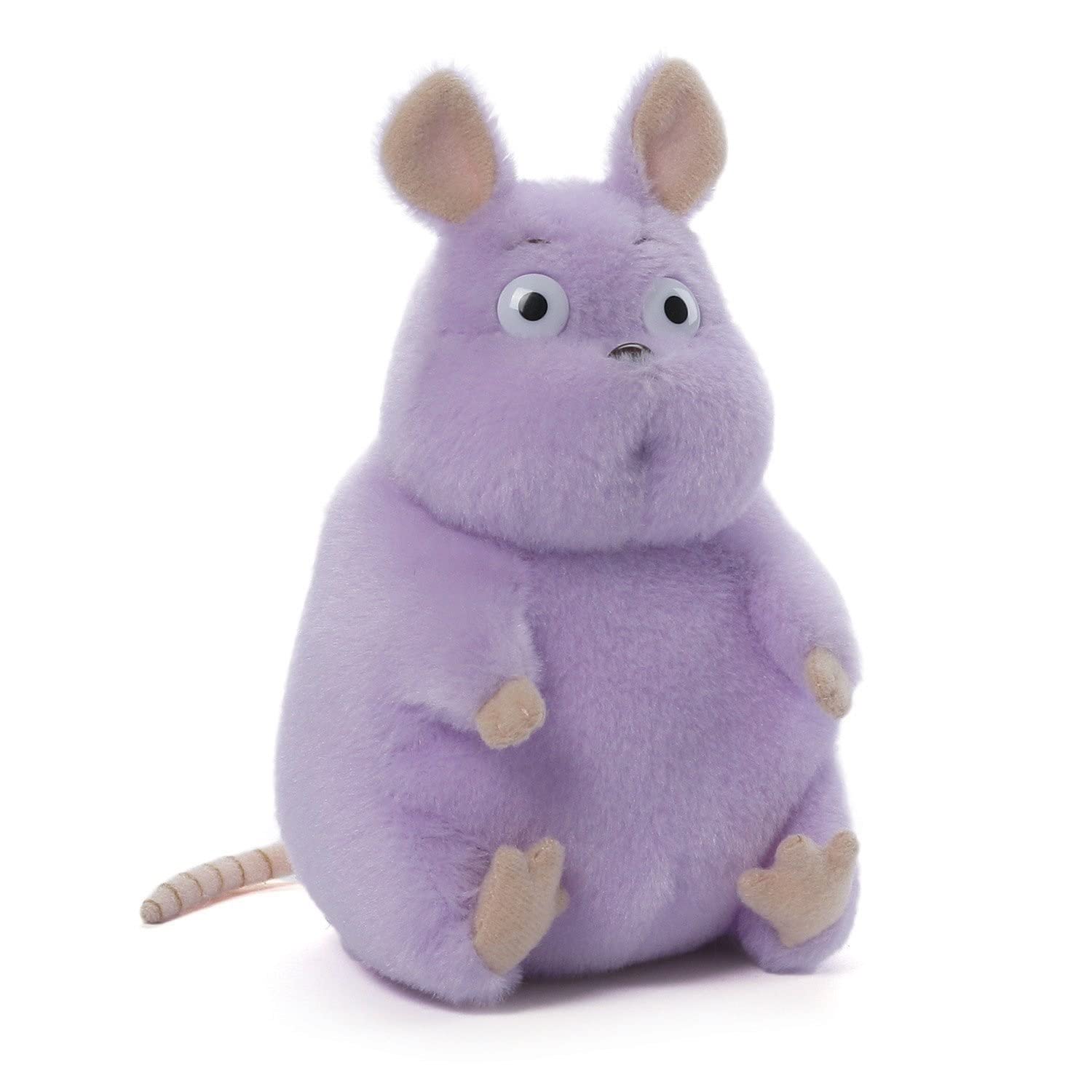 Anime Spirited Away Button Eye Purple Mouse Doll, Cute Plush Stuffed Animal,Anime Plush Doll,for Girls Boys Soft Cuddly Hugging/Birthday Gift