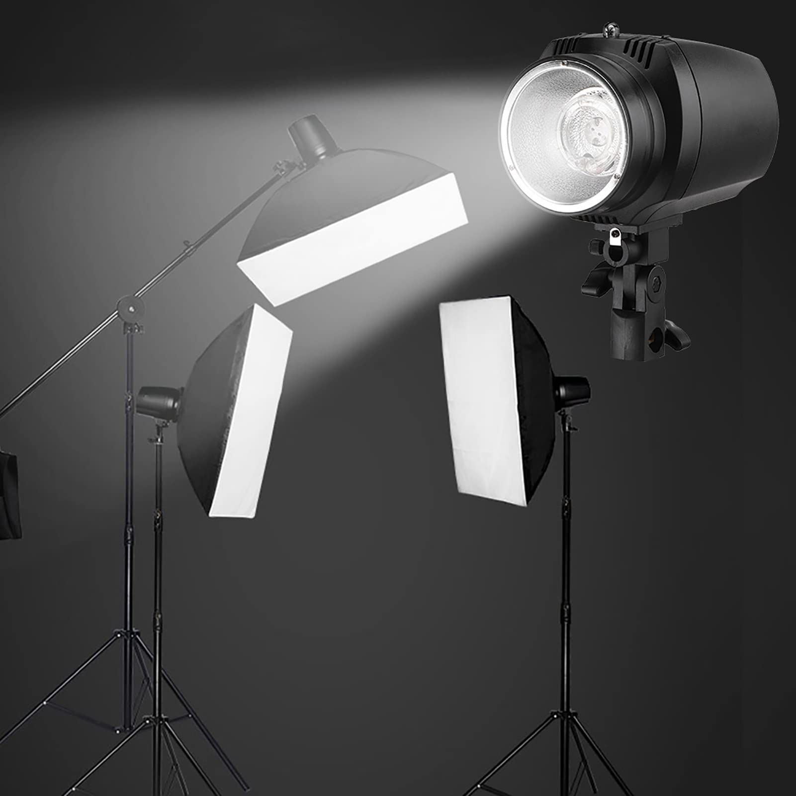 VBESTLIFE Torcia GY-180 180W 5500K GN38 Mini Studio Fotografia.(Spina UE 220V)