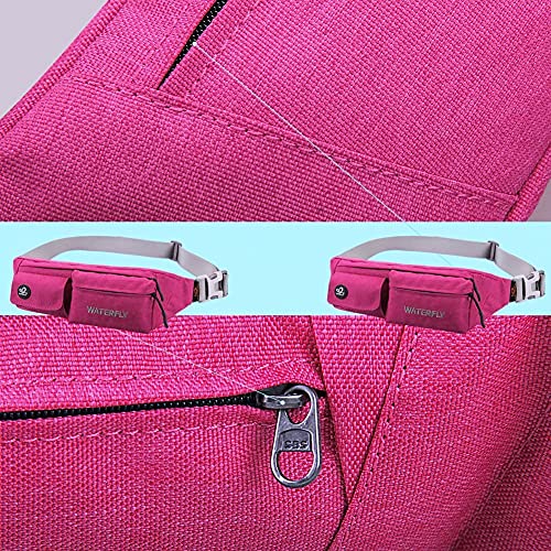 image for WATERFLY Fanny Pack for Women Men Water Resistant Small Waist Pouch Sl