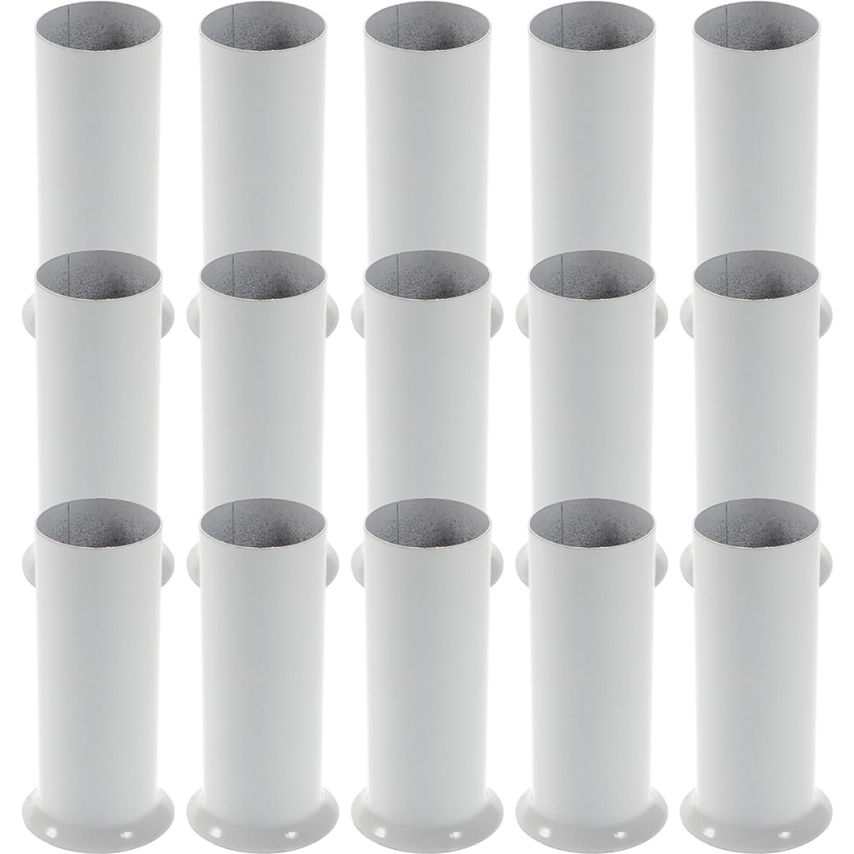 Homoyoyo 15pcs Chandelier Flange Sleeve Candle Sleeves Metal Hanging Lamp Base Covers Candle Covers for Light Socket Lamp Shades