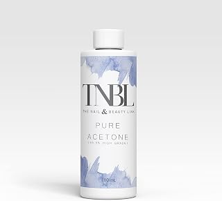 TNBL 100% Pure Acetone Nail Polish Remover UV/LED GEL Soak Off (100ml) Soak Off/Remove Gel Polish, Acrylic Nails, Gel Extensions