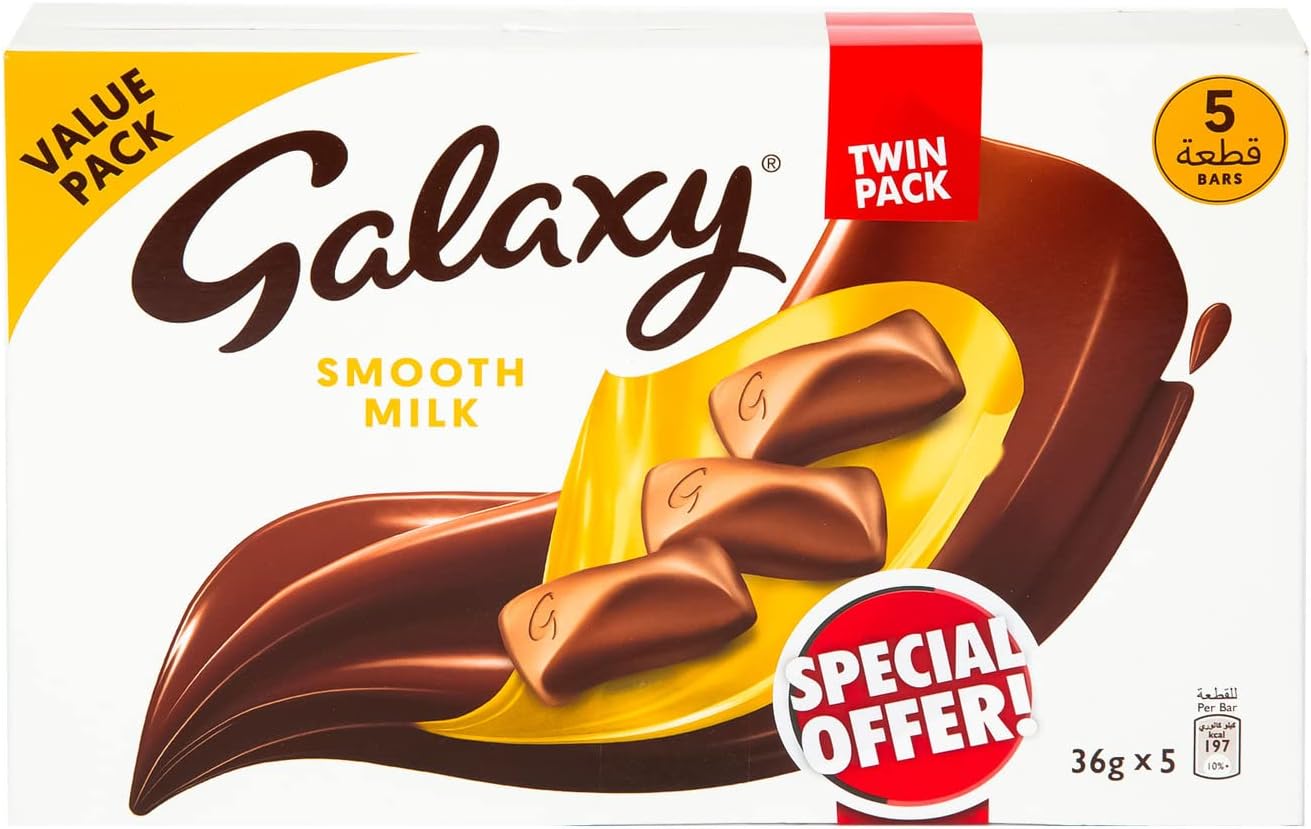 Galaxy Smooth Milk Chocolate 10 x 36g