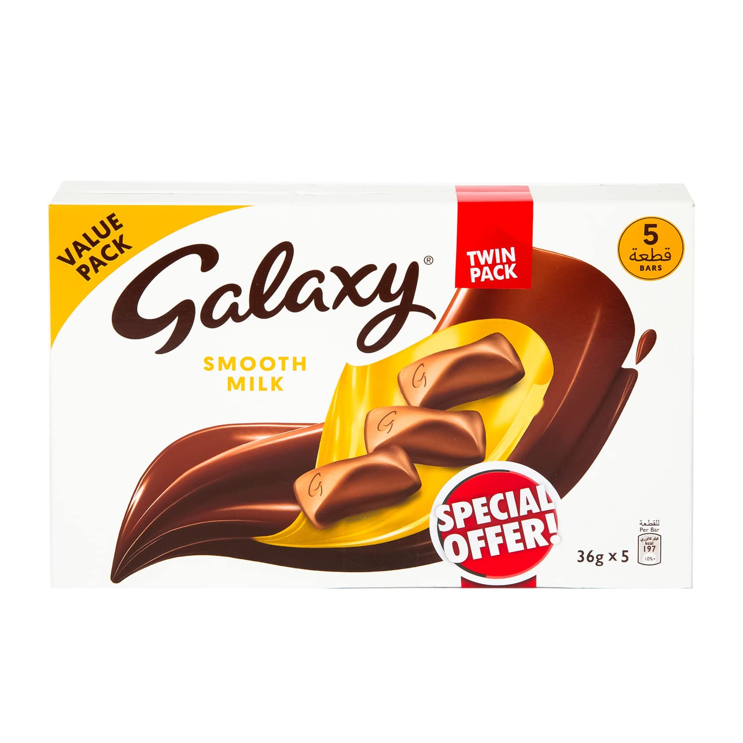 Galaxy Smooth Milk Chocolate 10 x 36g