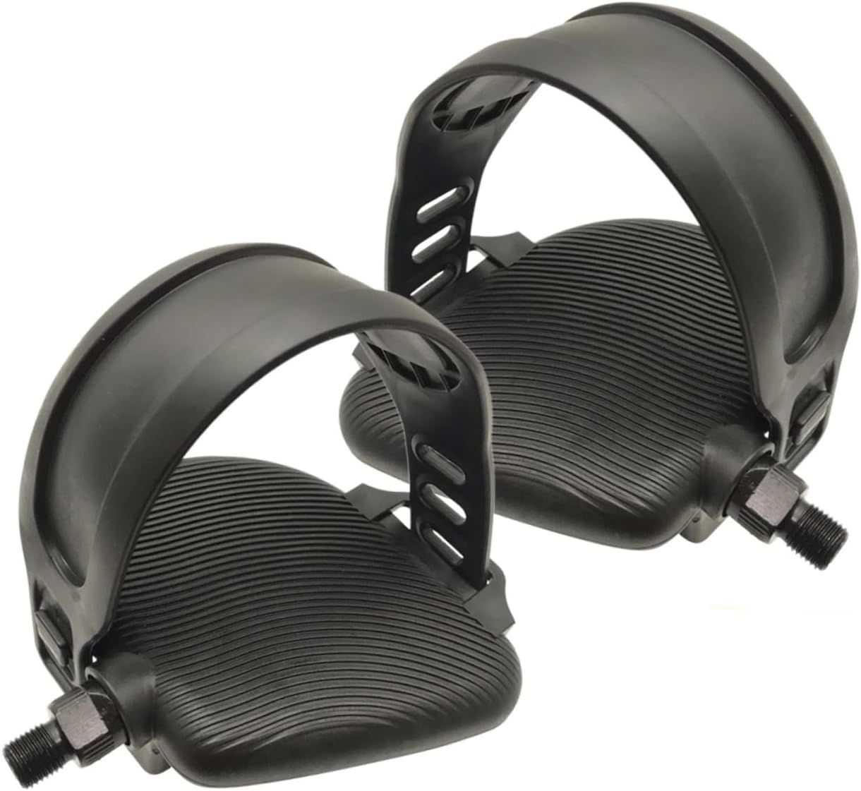 Garneck Fitness Bike Pedals Replacement Exercise Cycle Pedals Accessory for Mountain and Gym Bikes Left and Right Repair Parts for Smooth Riding