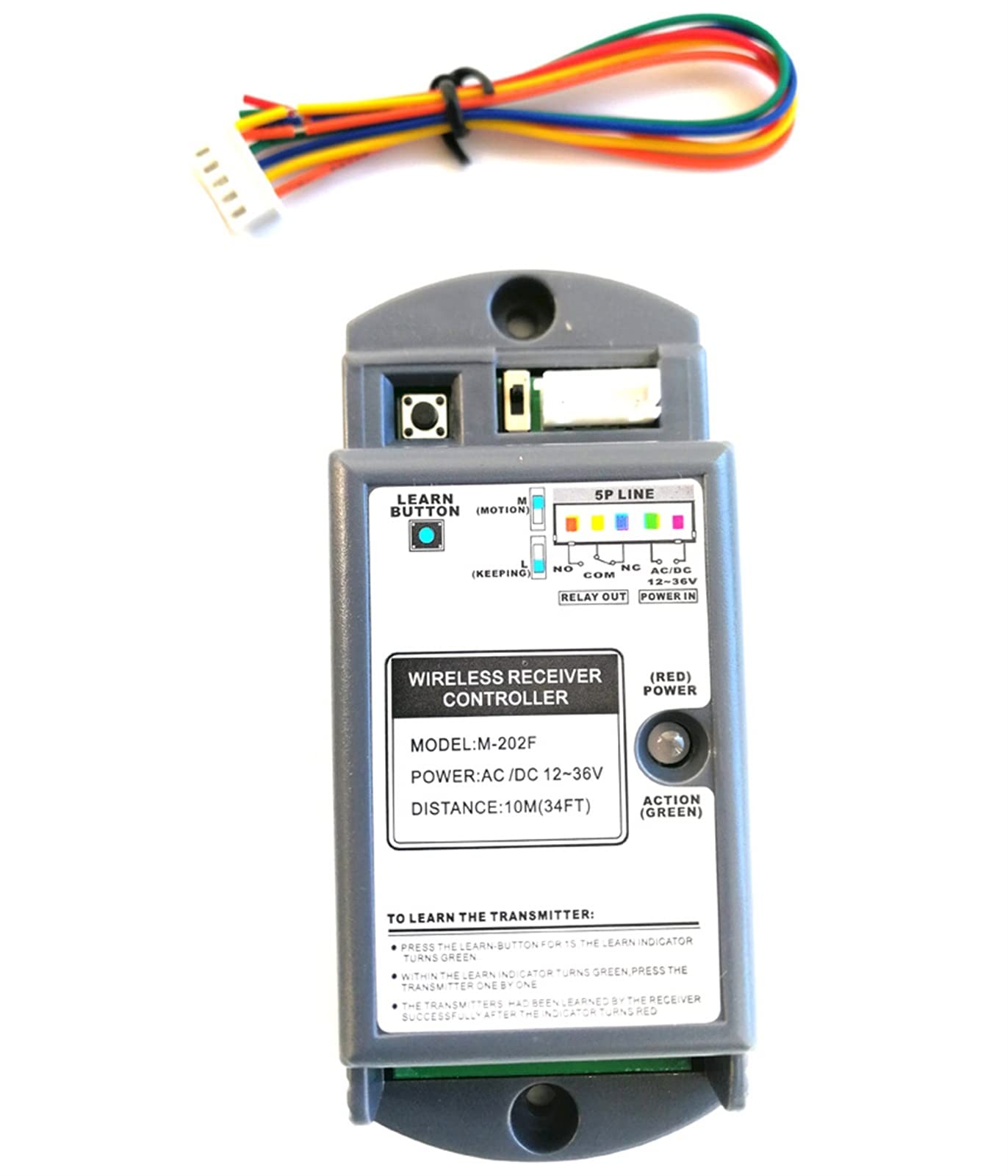 Automatyczna brama drzwi bezprzewodowy dom elektroniczny przełącznik dotykowy otwarty przełącznik Do otwieracza bramy skrzydłowej(1 button kit)