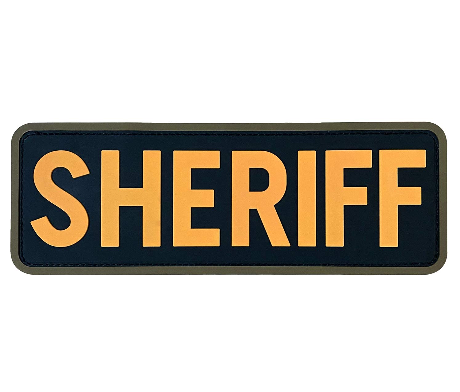 Amazon.com: PVC Sheriff Patch Hook Fastener Back for