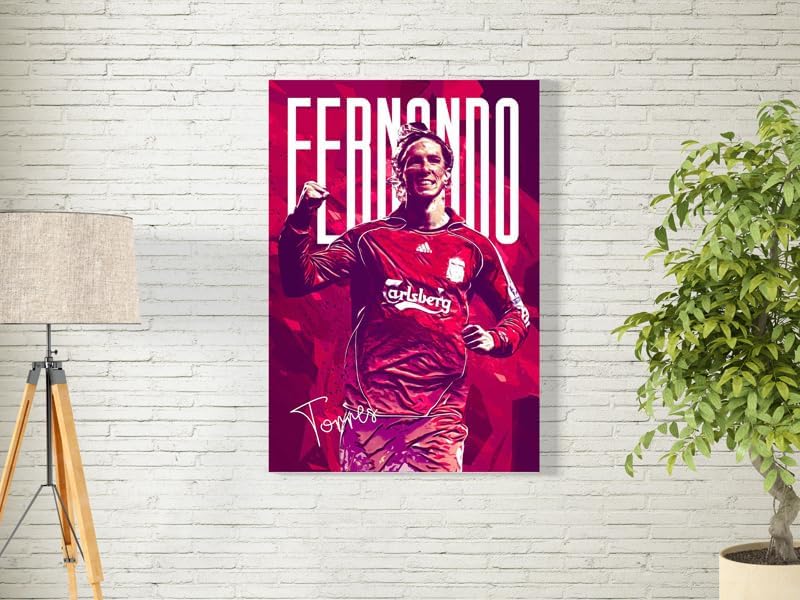 bpaFernando Torres Wall Art For Decoration Easy To Hang, 55X80Cm, 1Pcs