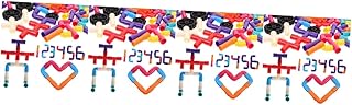 Toyvian 4 Conjuntos De Blocos De Tubos Brinquedo Infantil Brinquedo Infantil Blocos De Construção Brinquedo Para Crianças Brinquedos Infantis Blocos De Empilhamento De Sabedoria Blocos De