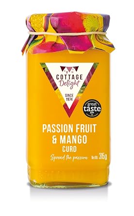 Cottage Delight Passion Fruit & Mango Curd 315g