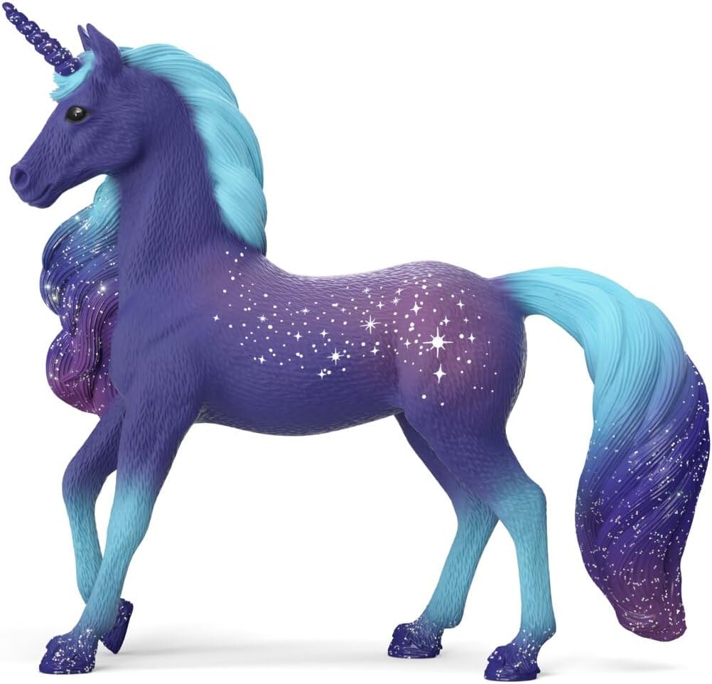 Schleich BAYALA | Galactic Unicorn Stallion 70841 | Fantasy Figure with Star Design | Gift for Girls and Boys | Collectible Figure | From 5 Years | 14 x 4 x 13 cm