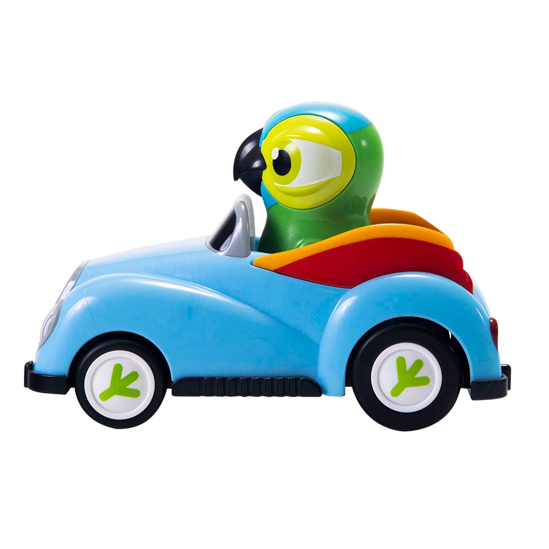 BANDAI La Granja De Zenón Vehículos de Juguete A Rodar Lorito Pepe, 12 cm, Educativo y Divertido para Niños, Promueve la Imaginación y el Juego Creativo, Materiales de Calidad y Diseño Duradero