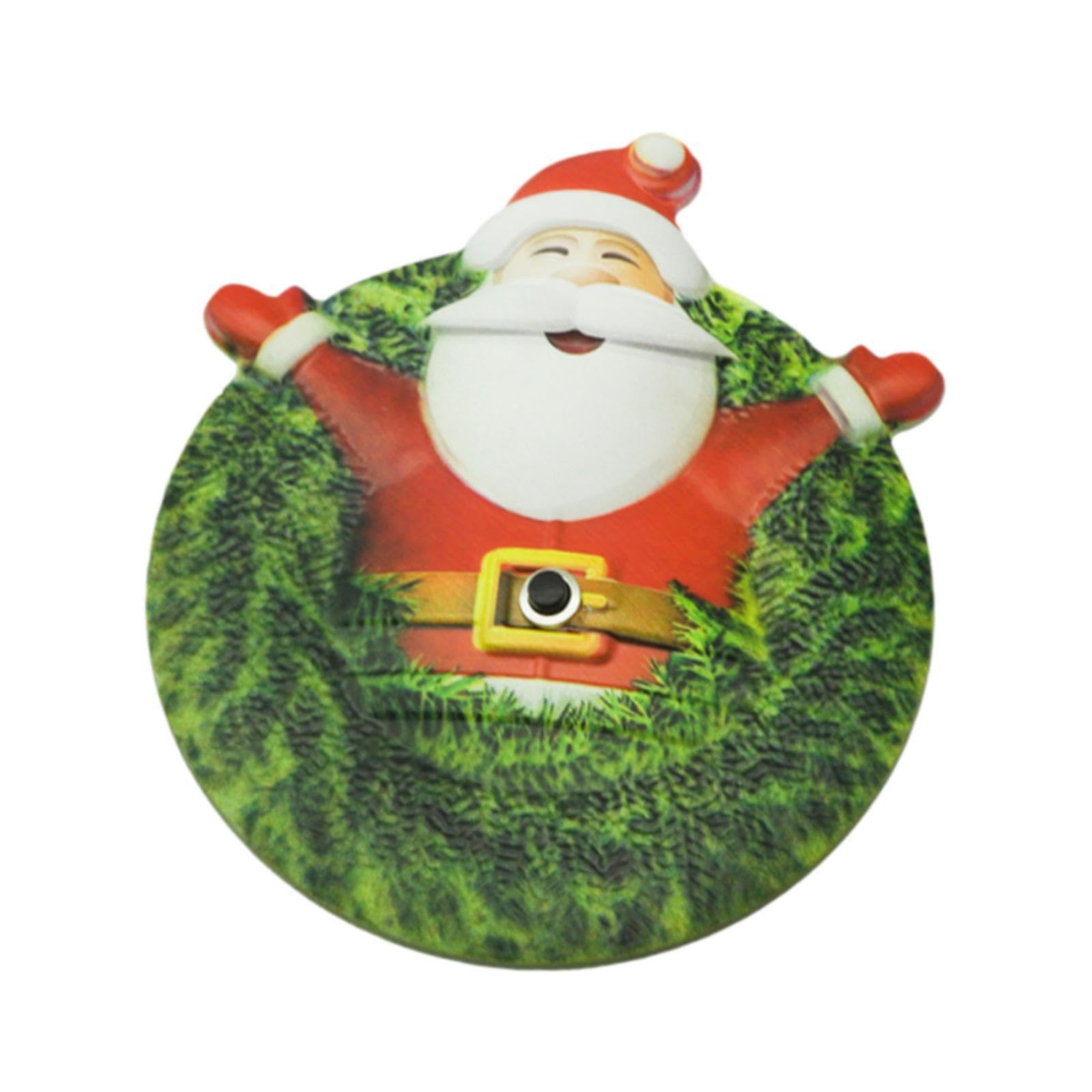 Puxzyax Push Button Door Bell For Creative Practical Santa Claus Image For Unique Entryway Decor Santa Claus Door Bell And Long Term