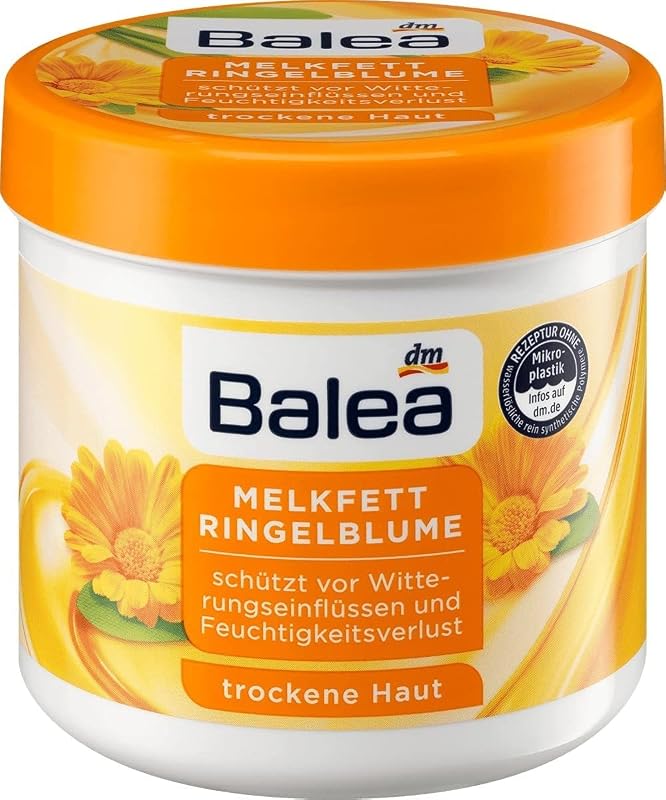 Balea Milk Fat Marigold, 250 mL – Loção corporal vegana com calêndula