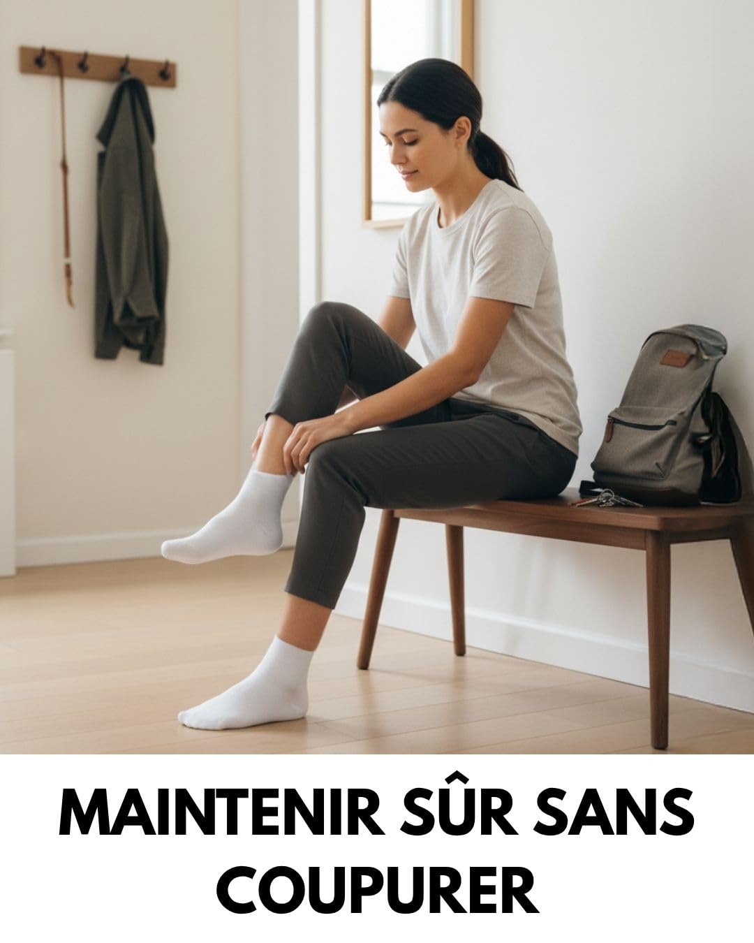 10 Paires Chaussettes Diabetiques Socquettes Basses Homme Femme Coton sans Elastique & sans Couture