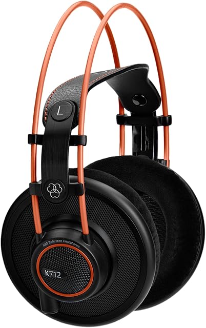 Akg K712 Pro 2458X00140 Słuchawki z Otwartym Tyłem, Czarny