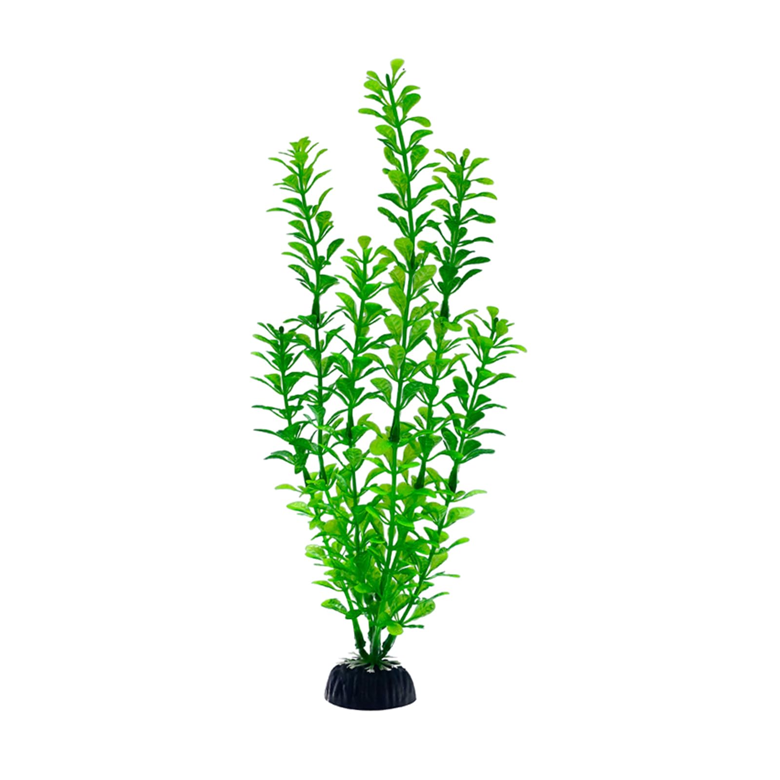 Nucelit 10 PCS Aquarium Decors Plant Ornaments Green Aquatic PlantTank Landscaping Green Artificial Leaves Hiding Aquarium Decorations Fishtank Accessories